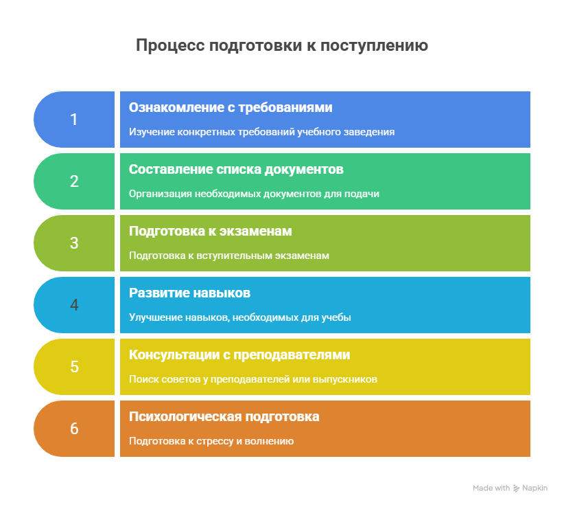 поступление в вуз